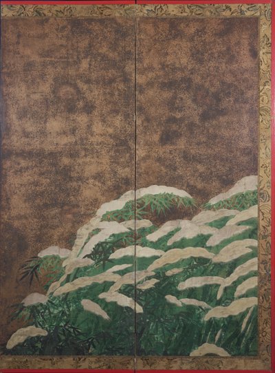 Bambus im Schnee, ca. 1600 von Mitsuyoshi Tosa